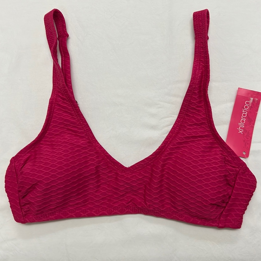 Xhilaration Pink Bikini Swim Top